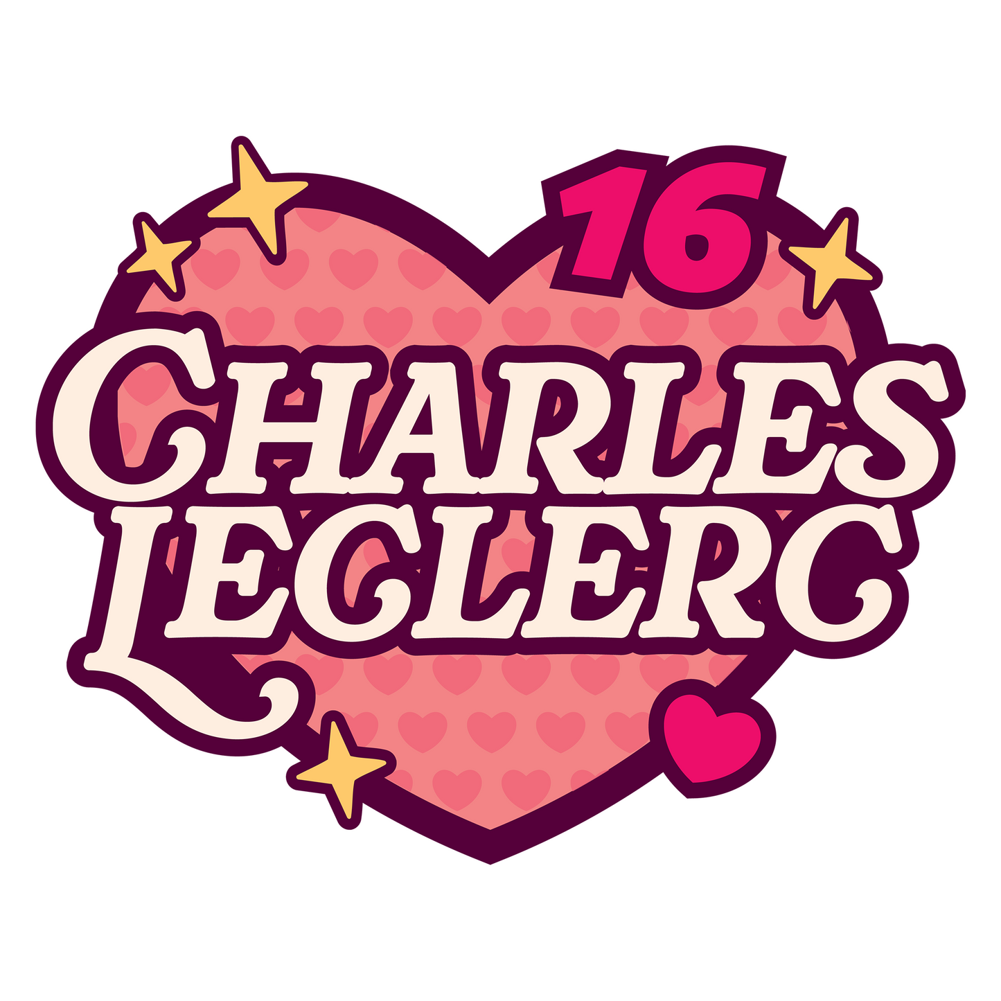 [PRE-ORDER] Charles Leclerc Vinyl Sticker