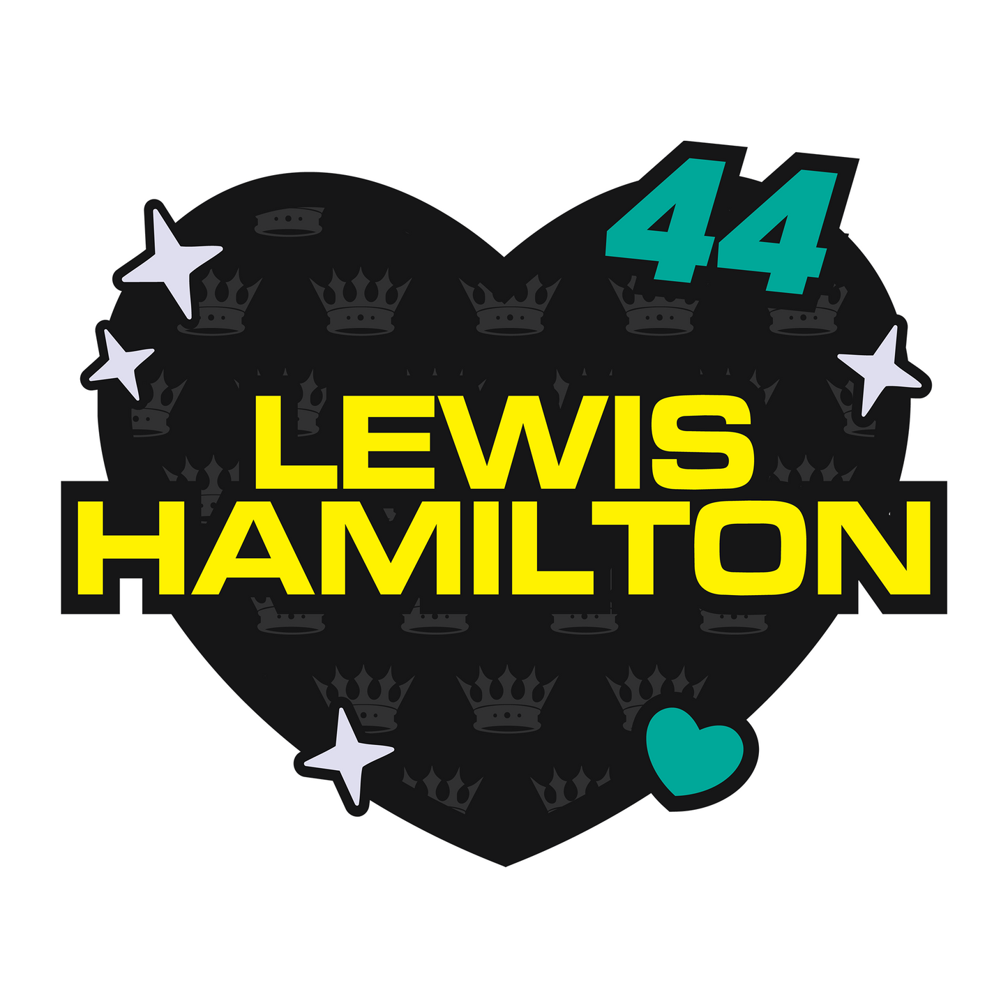 [PRE-ORDER] Lewis Hamilton Vinyl Sticker