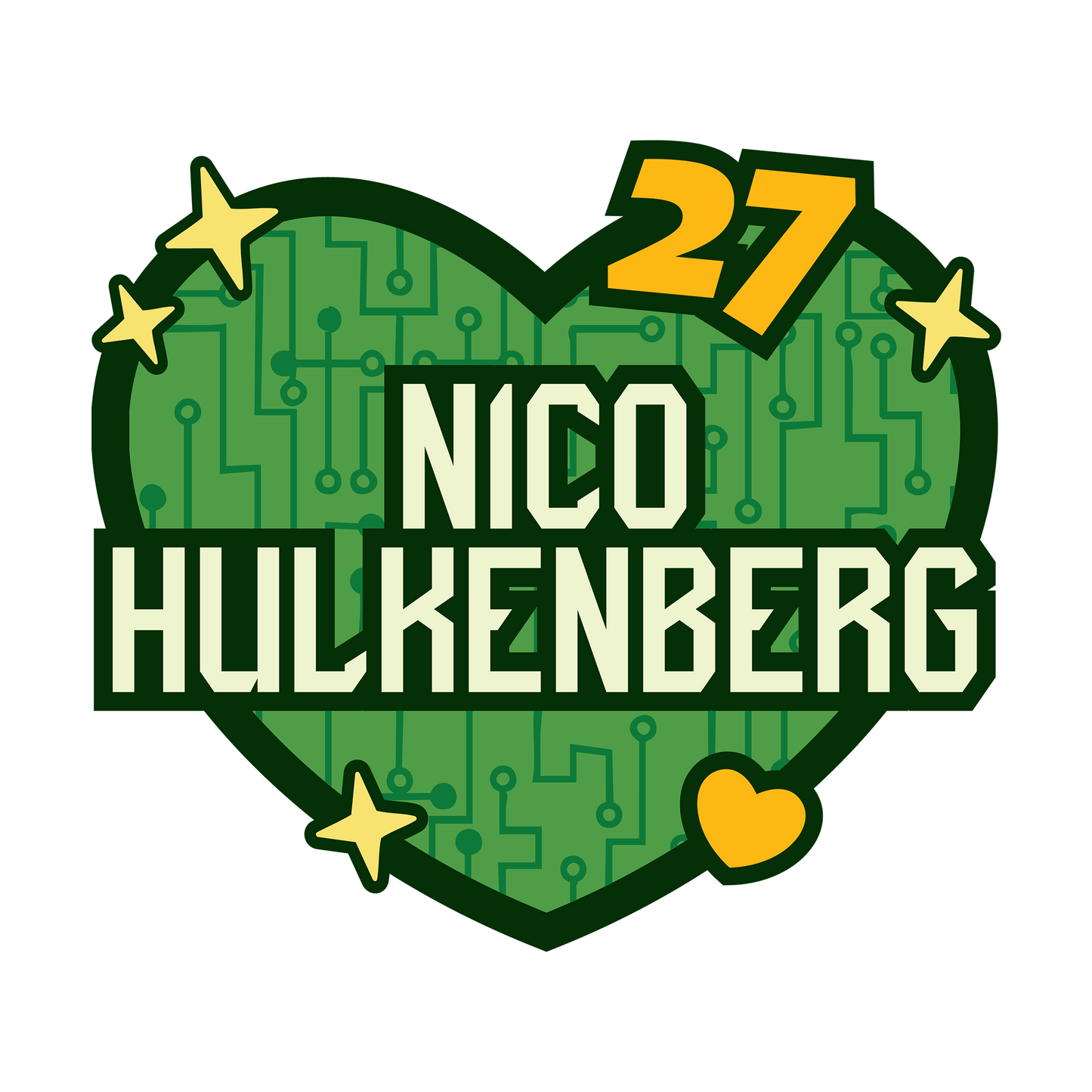 [PRE-ORDER] Nico Hulkenberg Vinyl Sticker